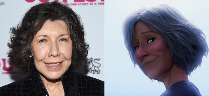 Lily Tomlin at the 2018 Outfest Legacy Awards, Aunt May.